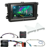 JVC KW-M875DBW - 6.8” Wireless CarPlay Android Stereo Upgrade for VW Jetta IV (162) 2011-2014